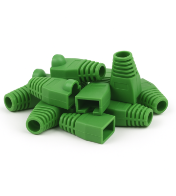 Cappucci protettivi RJ45 DANICOM verdi - 10 pezzi
