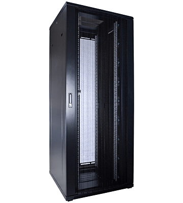 Armadio server 47U con sportello perforato 800x800x2200mm (LxPxA)