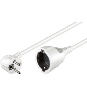 Prolunga Schuko da 2 m, bianca