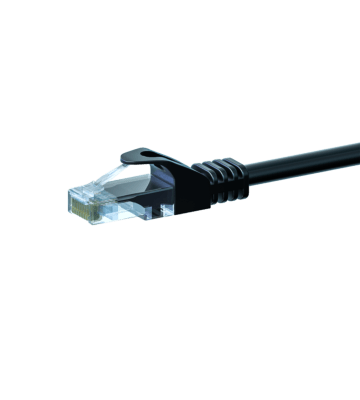 Cavo patch UTP CAT5e da 5 m, nero - 100% rame