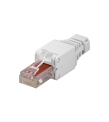 Connettore RJ45 DANICOM UTP CAT6 senza attrezzi - per conduttori flessibili e rigidi