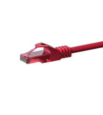 Cavo patch UTP CAT6 da 2 m, rosso - 100% rame