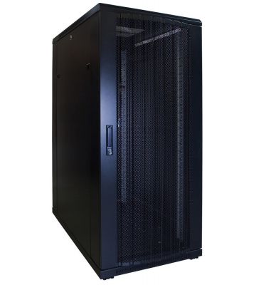 Armadio server 27U con sportello perforato 600x1000x1400mm (LxPxA)