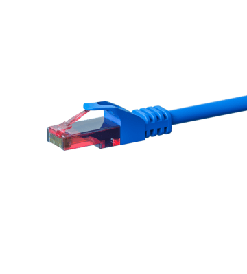 Cavo patch UTP CAT6 da 2 m, blu - 100% rame