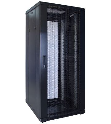 Armadio server 27U con sportello perforato 600x600x1400mm (LxPxA)