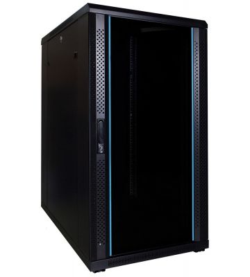 Armadio server 22U con porta in vetro 600x800x1200mm (LxPxA)