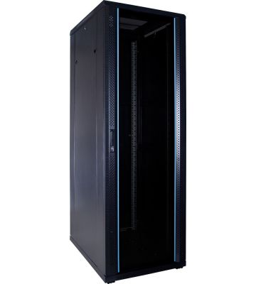Armadio server 37U con porta in vetro 600x800x1800mm (LxPxA)