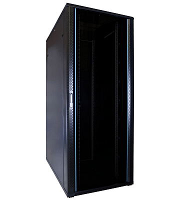 Armadio server 42U con porta in vetro 800x1200x2000mm (LxPxA)