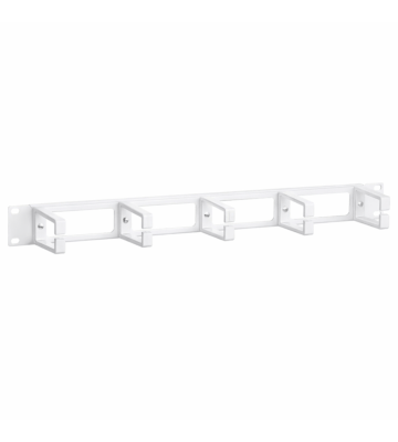 Portacavi da 19 pollici, 1U, bianco