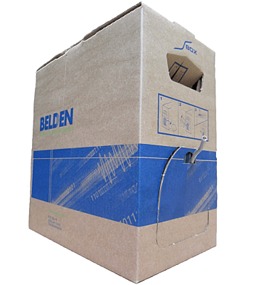 Cavo di rete rigido Belden 7965E Cat6 UTP, 305 m, 100% rame, blu.