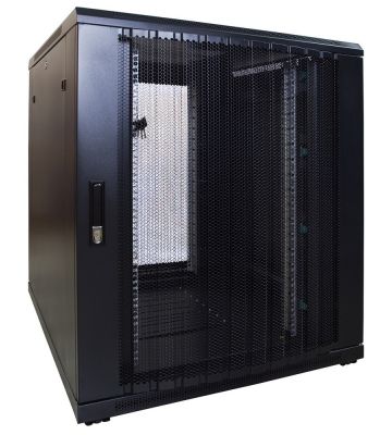 Armadio server 18U con sportello perforato 800x1000x1000mm (LxPxA)