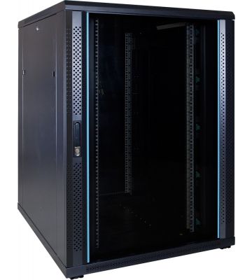 Armadio server 22U con porta in vetro 800x1000x1200 mm (LxPxA)