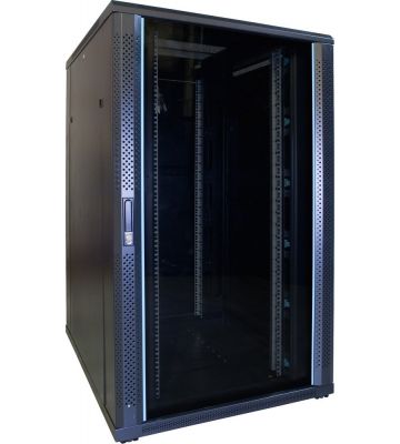 Armadio server 27U con porta in vetro 800x1000x1400mm (LxPxA)