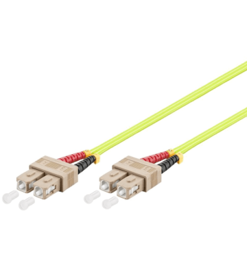 Cavo in fibra ottica SC-SC OM5 (ottimizzato per laser) 10 m