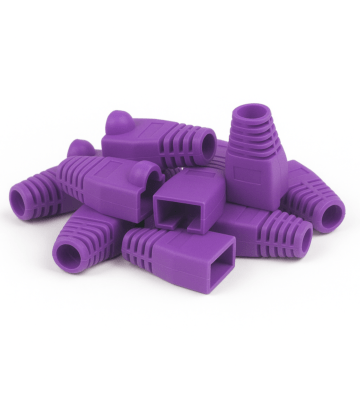 Cappucci protettivi RJ45 DANICOM viola - 10 pezzi