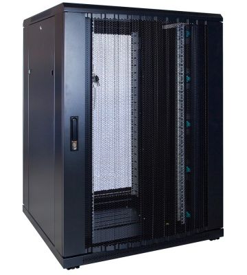 Armadio server 22U con sportello perforato 800x800x1200 mm (LxPxA)