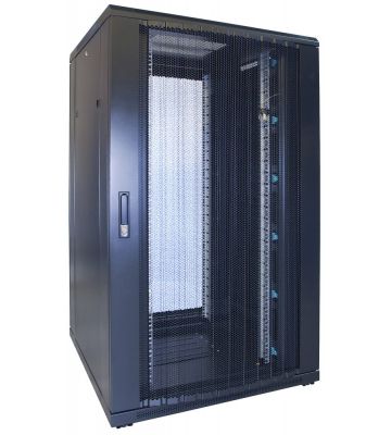 Armadio server 27U con sportello perforato 800x800x1400mm (LxPxA)