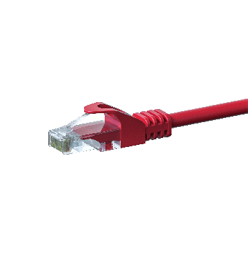 Cavo patch UTP CAT5e da 15 m, rosso - 100% rame