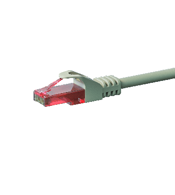 Cavo patch UTP CAT6 da 10 m, grigio - 100% rame