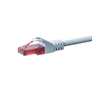 Cavo patch UTP CAT6 da 3 m, bianco - 100% rame