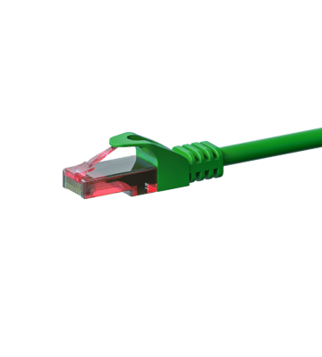 Cavo patch UTP CAT6 da 0,15 m verde - 100% rame