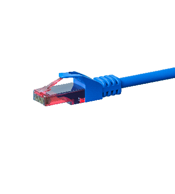 Cavo patch UTP CAT6 da 3 m, blu - 100% rame