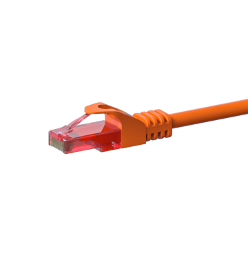 Cavo patch UTP CAT6 da 0,15 m arancione - 100% rame