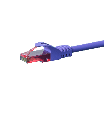 Cavo patch UTP CAT6 da 15 m, viola - 100% rame