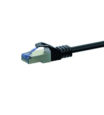 Cavo patch CAT6a S/FTP (PIMF) da 30 m, nero.