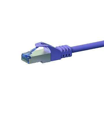 Cavo patch CAT6a S/FTP (PIMF) da 30 m, colore viola.