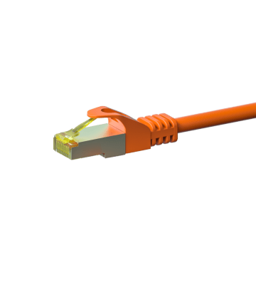 Cavo patch Cat7 S/FTP (PIMF) da 2 m, arancione.