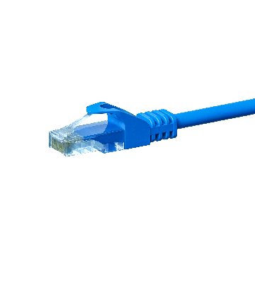 Cavo patch CAT5e UTP da 1 m blu - CCA
