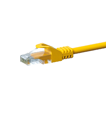 Cavo patch CAT5e UTP da 1 m giallo - CCA