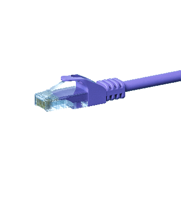 Cavo patch CAT5e UTP 10m viola - CCA