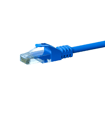 Cavo patch CAT6 UTP 10m blu - CCA