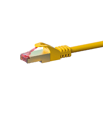 Cavo patch CAT6 S/FTP (PIMF) da 0,25 m, giallo. 