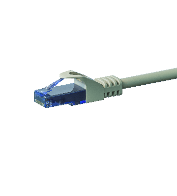 Cavo patch UTP CAT6a da 0,50 m, grigio - 100% rame