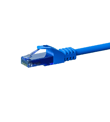 Cavo patch UTP CAT6a da 1 m, blu - 100% rame