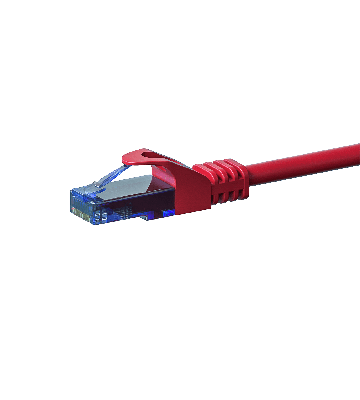 Cavo patch UTP CAT6a 10 m rosso - 100% rame