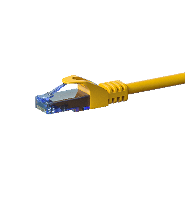 Cavo patch UTP CAT6a da 3 m, giallo - 100% rame