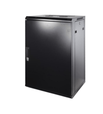 Armadio a muro 18U con anta in metallo 600x450x900mm (LxPxA)