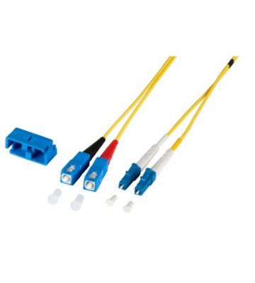 Cavo in fibra ottica duplex OS2 LC-SC 15m