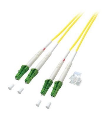 Cavo in fibra ottica duplex OS2 LC/APC-LC/APC 5 m