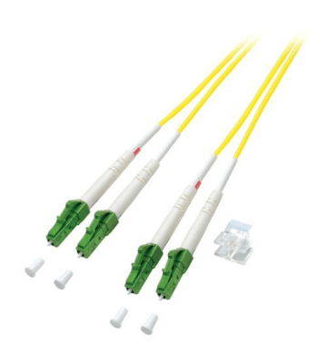 Cavo in fibra ottica duplex OS2 LC/APC-LC/APC 20 m