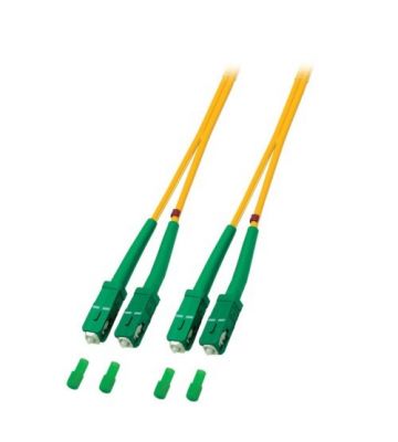 Cavo in fibra ottica duplex OS2 SC/APC-SC/APC 10 m