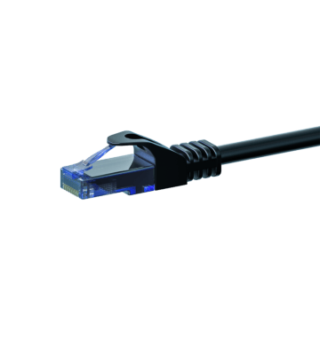 Cavo patch UTP CAT6a da 5 m, nero - 100% rame