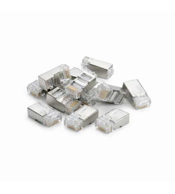 Connettore RJ45 DANICOM FTP CAT6 - per conduttore flessibile - 10 pezzi