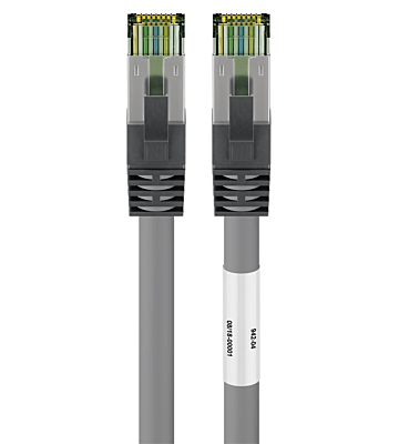 Cavo patch Cat8 S/FTP (PIMF) da 2 m, grigio.