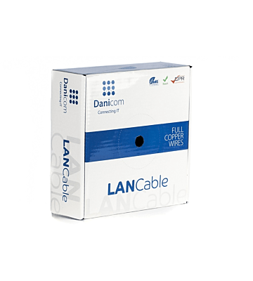 Cavo DANICOM CAT6 FTP 50m su rotolo rigido - LSZH (Dca)