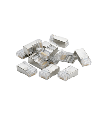 Connettore RJ45 DANICOM FTP CAT6 - per nucleo solido - 10 pezzi